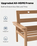 7-Pc HDPE Outdoor Sofa Set w/Tables