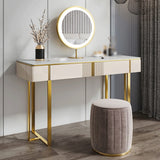 Simple Makeup Desk Lamp for Dressing Table Small Family Room Modern Design Rock Board Freestanding Lighting Bedroom Elegant and Functional Lighting