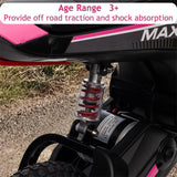 Garvee 24v Kids Electric Dirt Bike, 350w Electric Motorcycle for Boys & Girls with 3 Speed Levels Up to 14.3 MPH, Shock Absorbing Suspension, Off-Road Ride on Toy