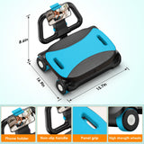 FIAMERMOR 2026 ab roller wheel - 4 wheel elbow support abdominal wheel automatic rebound abdominal fat burning weight loss core training equipment home/gym