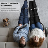 Mother's Day Gifts for Mom, Women, Dad, Men, Him, Her, Father's Day, Christmas, Air Compression Massager with Heat for Comprehensive Leg and Foot Therapy, Helpful for Varicose Veins, Cramps, Edema