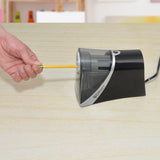 Evolution Axis Heavy Duty Classroom Pencil Sharpener, Black and Silver Westcott