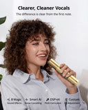 Ikarao Karaoke Machine for Adults, with Lyrics Display Screen, 2 Self-Charging Wireless Microphones, Autotune & EQ, 140W Speaker, Connect TV, Portable Karaoke System for Home, Family, Party, Travel