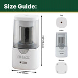 BAZIC Products Electric Pencil Sharpener for & Jumbo, 6-12 mm, 12-Case