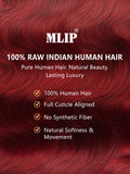 MLIP Body Wave Bundles Human Hair, 100% Raw Indian Hair, Full & Thick