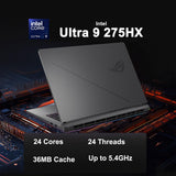 Strix G18 G815 Gaming AI Laptop 18" 2560x1600 240Hz (100% DCI-P3) Intel 24-core Ultra 9 275HX 64GB RAM