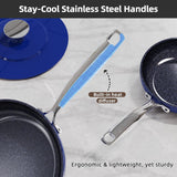 Nuwave Lux 13pc Forged Lightweight Nonstick Ceramic Cookware Set, PFAS-Free