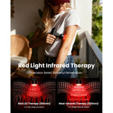 BOB AND BRAD Q2 Ultra Mini Massage Gun with Red Light Infrared Heating Head, Pocket-Sized Deep Tissue Massager for Muscle Therapy, HSA Portable Percussion Massage Gun for Pain Relief FSA Eligible