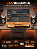UPERFECT 24.5" 2K 240Hz Portable Monitor, 500 Nits Gaming Display