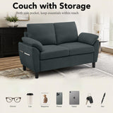 Jarenie 57" Loveseat Sofa Couches for Living Room 2 Seater Small Love Seat