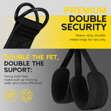 HOXWC Pull Up Assistance Bands 225lbs, Heavy Pull Up Bands, Resistance Bands for Pull Ups Working Out with Feet Rest, Pull Up Bar Bands Assistance Bands Strength Training Workout Equipment