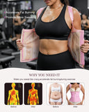 Waist Trainer for Women for Daily Wear, Faja Body Shaper Corset with Zipper and Adjustable Shoulder Straps, XL Pink