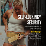 Self-Locking Weight Lifting Belt - Premium Weightlifting Belt for Serious Functional Fitness, Power Lifting, and Olympic Lifting Athletes - Training Belts for Men and Women (Medium, Yellow)