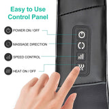 Neck Back Massager with Heat, Electric Shiatsu Back Massage Device, Portable Deep Tissue 3D Kneading Pillow Medcursor