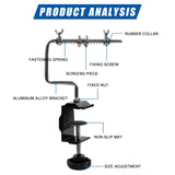Fishing Line Spooler Portable Fishing Line Winder Spooler Machine Adjustable Stable Reel Spooler with Clamp Spooling Station System for Spinning Casting Reels