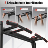 SPORTSROYALS PT2 Power Tower Pull Up Bar Station, 450LBS Stable Pull Up Dip Station for Home Gym Strength Training Equipment | FED Fitness