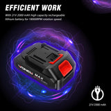 ALSO GO 21V Electric Weed Eater with Wheels,Cordless Battery Weed Wacker with Charger, 3 in 1 Brush Cutter/String