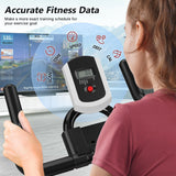 POOBOO Exercise Bike, Stationary Bike for Home Gym, Friction Resistance Indoor Cycling Bike w/Comfortable Seat Cushion & Tablet Mount, Silent Belt Drive Indoor Bike for Cardio Workout pooboo