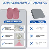 Skechers Seat Cushion, Ergonomic Memory Foam Cushion for Long Sitting Hours on Office & Home Chair