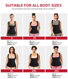 GAODI Women Waist Trainer Vest Slim Corset Neoprene Sauna Tank Top Zipper Workout Body Shaper Shirt (L, Black Sauna Vest)