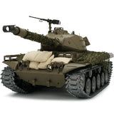 DIRACCOS Modified Edition 1/16 Remote Control US M41A3 Walker Bulldog Tank (Upgraded/Metal Road Wheel & Tracks & Sprocket & Idle Wheel)(5000mah Nimh Battery)(Steel Gear Gearbox)