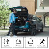 Projector Screen with Stand, 120 inch Portable and Foldable Indoor Outdoor Projection Screen wootfairy