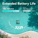 CliBot S5 Cordless Pool Vacuum Robot, with Smart Navigation, Wall Cleaning, 5580 GPH Suction, 180 Mins Runtime, 3 Brushless Motors, Pool Cleaner for Inground and Above Ground Pools up to 3,229 Sq. Ft