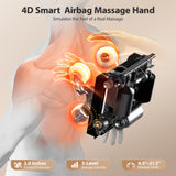 Gethope 4D Massage Chair Full Body - 53.2" Ultra Long SL-Track Massage Chair Zero Gravity Massage Recliner with Foot Roller, 10 Modes 6 Technique, 32 Airbags, 3 Core Heating, AI Voice, Yoga Stretch