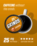 Grinds Coffee Pouches | 10 Cans of Pumpkin Spice | 18 Pouches Per Can | 1 Pouch eq. 1/4 Cup of Coffee (Pumpkin Spice)