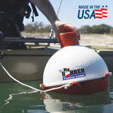 The Big Bobber Floating Cooler, Outdoors Floating Ice Chest, Portable Beverage Cooler, Keeps Drinks Cold, Red