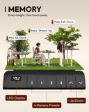 SANODESK Dual Motor Standing Desk 220lbs Height Adjustable Desk