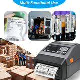 YuechengParts ZD620d Direct Thermal Desktop Printer ZD620 with Cutter + LCD Screen 203 dpi Print Width 4 in Bluetooth Interface-Ethernet, Serial, USB - ZD62142-D2EF00EZ