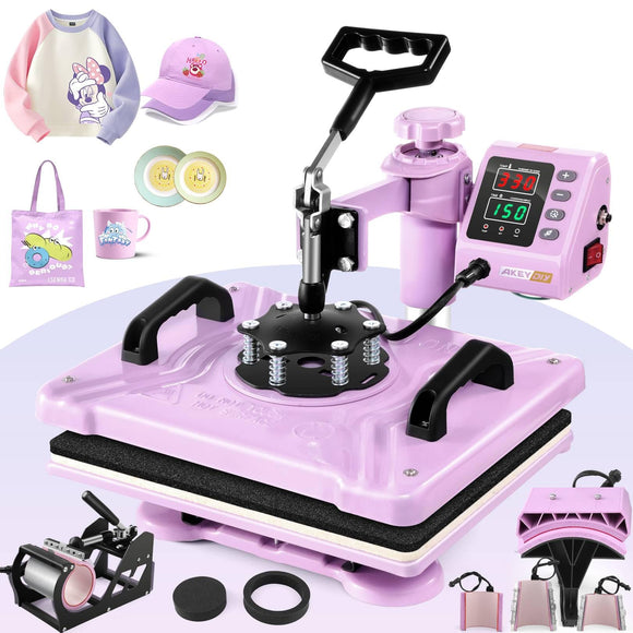 Heat Press, 8 in 1 Tshirt Press Machine 15