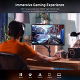MNN 18.5" 100Hz FHD IPS USB-C HDMI Portable Gaming Monitor