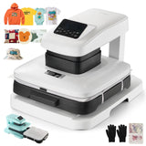 Heat Press Machine, 15 x 15 inch, T-Shirt Press Machine with Auto Release and Adjustable Pressure