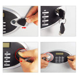 Lockable Key Cabinet 27 Hoo Steel Lock Box with Combinat Lock Key nizer Wall Mounted Key Holder