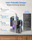 Waterdrop M6H Instant Hot Countertop RO Water Filter System, Glass Pitcher