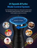 2025 New 1000W Immersion Blender Handheld – 25-Speed, Stainless Steel, Hand Blender, Corded Hand Mixer with Heavy-Duty Copper Brushless Motor & Gift Box (Slive)