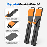 MERACH Pilates Board, Multifunctional Abdominal Plate, Detachable Ab Trainer Machine with Anti-Slip and Quiet Design, Portable Pilates Reformer (Black)