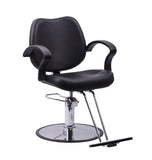 Black Hydraulic Barber Styling Chair Flagbeauty
