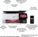Epson EcoTank Photo ET-8500 All-in-One Wireless Color Supertank Printer with Scanner and Copier