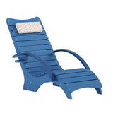 Homenjoy Pool Lounge Chairs Set of 2 with Armrest & Cupholder, 8-10 Shallow