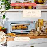 Air Fryer Toaster Oven 15L, 9-Slice Infrared Convection Countertop Oven, 10-in-1 Air Fry, Toast, Bake & Broil, Stainless Steel Design