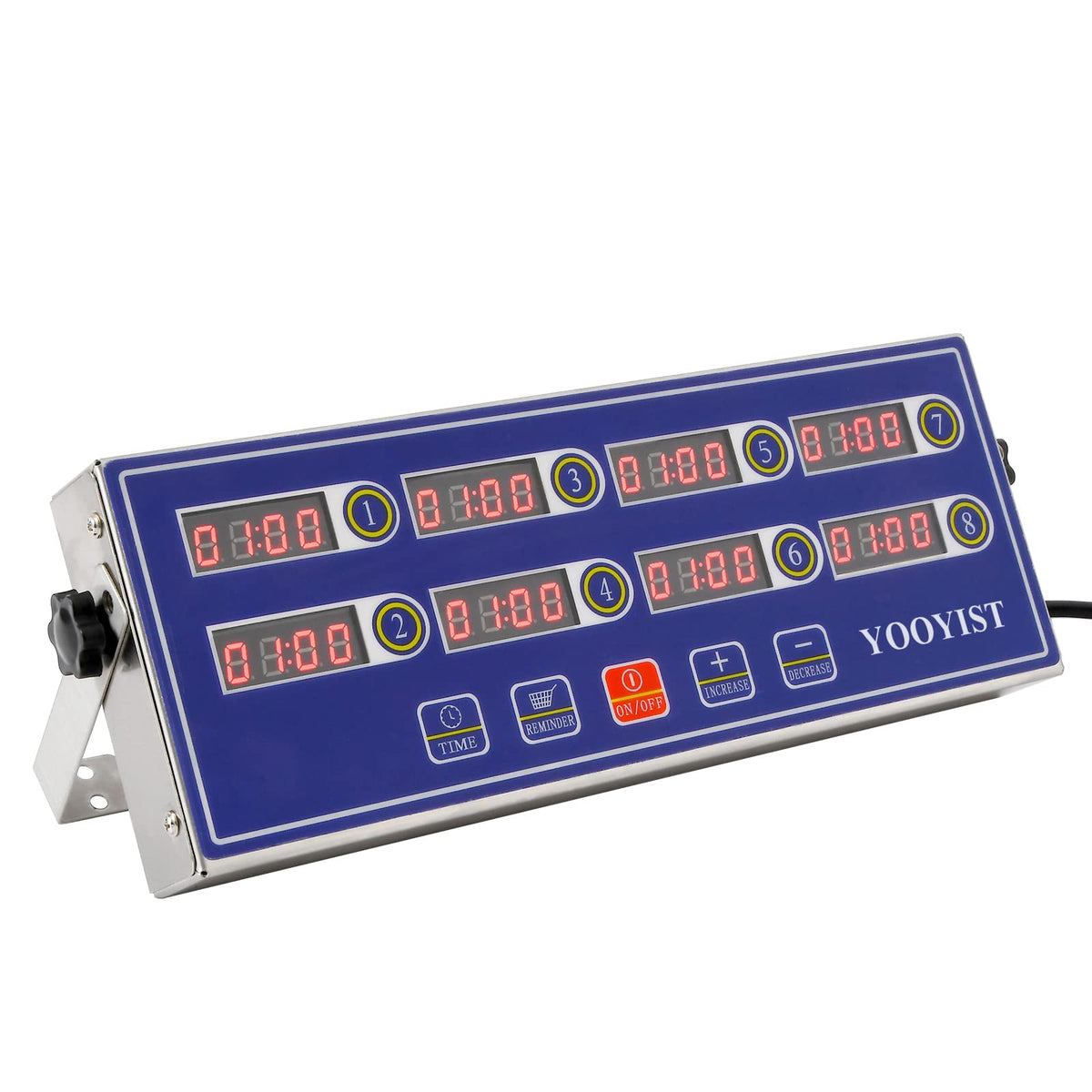 YOOYIST Professional Commercial 8 Channel Multiple Kitchen Timers Digi ...