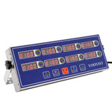 YOOYIST Professional Commercial 8 Channel Multiple Kitchen Timers Digital Calculagraph Programmable Loud for Restaurant Food Fryer Baking Cooking Stainless Steel Heavy Duty.