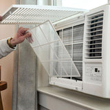 LG 12,200 BTU Window Air Conditioner with Supplemental Heat, 230/208V, Cools 570 Sq.Ft. (19' x 30' Room Size), Electronic Controls with Remote, 2 Cooling, Heating & Fan Speeds, Slide In-Out Chassis