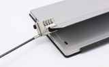 Tablet Kickstand Lock – CTA Kickstand Security Grip Cable for Surface Pro and Other Laptop/Tablet Hybrids – with Programmable Combination Lock Head and Reinforced Aluminum Slots (LT-KSGC)