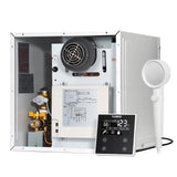 TURBRO Rotorua RV Tankless Water Heater 65,000 BTU, On-Demand Propane Hot Water with Shower Head, 12V DC, High-Altitude Ready, Intelligent Constant Temperature, CSA Certified, for Whole Family Use