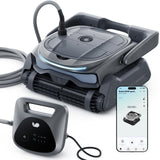 (2026 New) BUBLUE Bubot 800P Gen2 Robotic Pool Vacuum,Cleans Floor/Wall/Waterline/Shallow Area,Powerful Suction Pool Cleaner,Smart Navigation,App Control & Scheduling for Pools up to 1,076 Sq.Ft.Grey