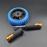 Single-wheel Stable Abdominal Great Easy To Assemble Ab Wheel Roller Working Out Power Exercise Wheel Muscle-strength(Blue)